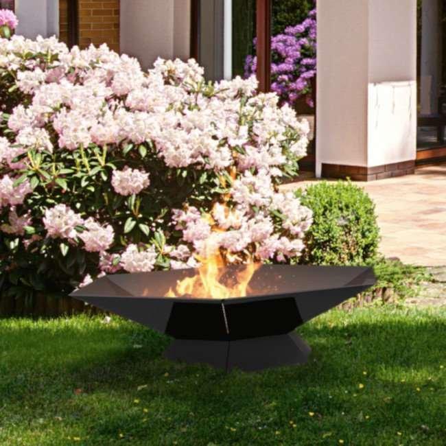 Chic Steel Goblet Fire and Water Pit 70cm